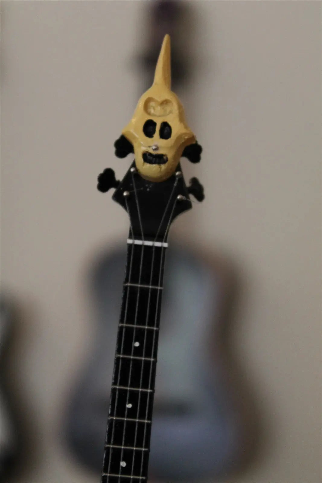 Misfits "Devastato Graphite Black Bass" Licensed Mini Guitar