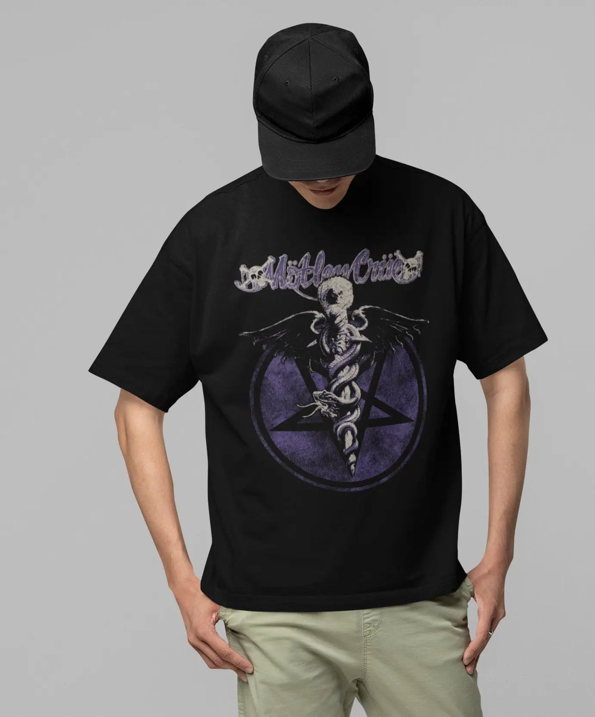 Motley Crue - Dark Doctor Jumbo Print T-shirt HYPER iCONiC.