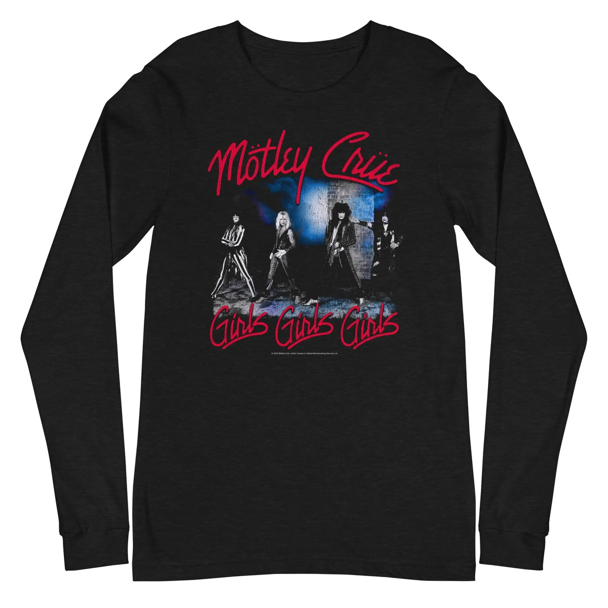 Motley Crue - Girls Girls Girls Long Sleeve T-Shirt HYPER iCONiC.