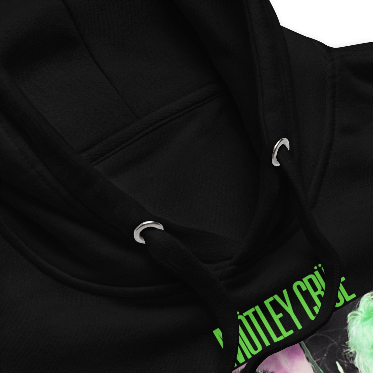 Motley Crue - Green Shout Classic Hoodie HYPER iCONiC.