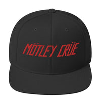 Motley Crue - Logo Snapback Hat HYPER iCONiC.