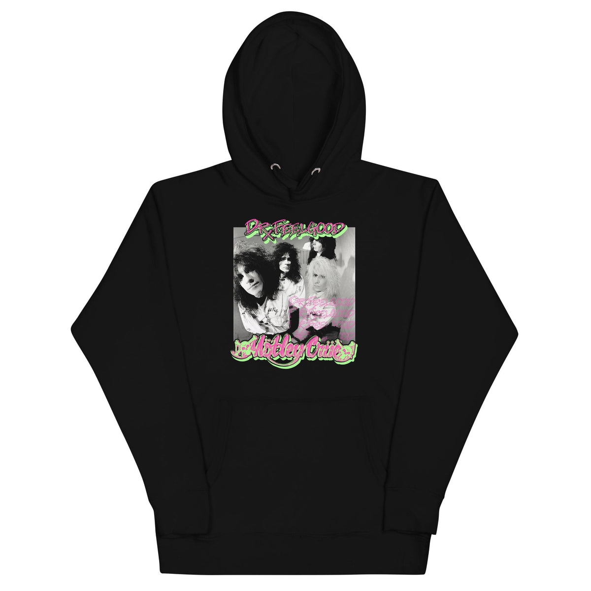 Motley Crue - Neon Trip Dr. Feelgood Classic Hoodie HYPER iCONiC.