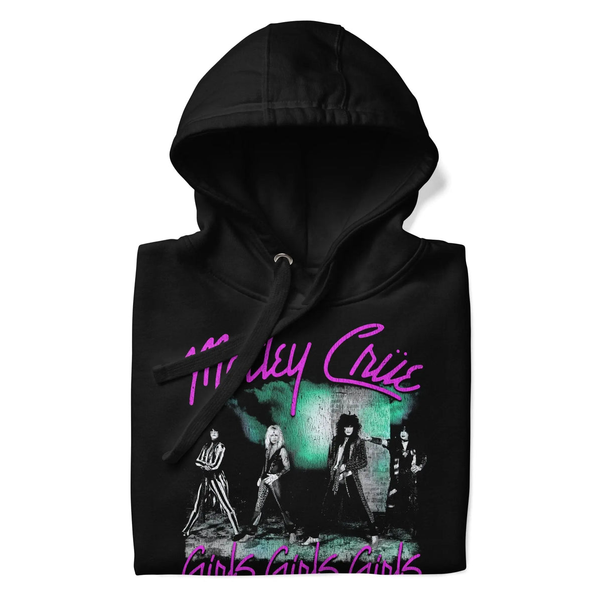 Motley Crue - Pink Girls Classic Hoodie HYPER iCONiC.