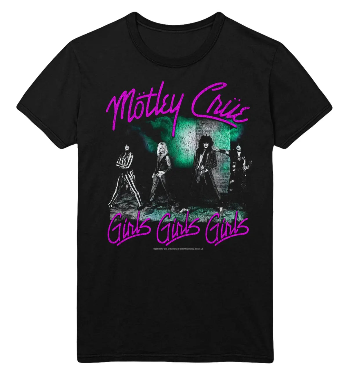 Motley Crue - Pink Girls T-Shirt HYPER iCONiC.