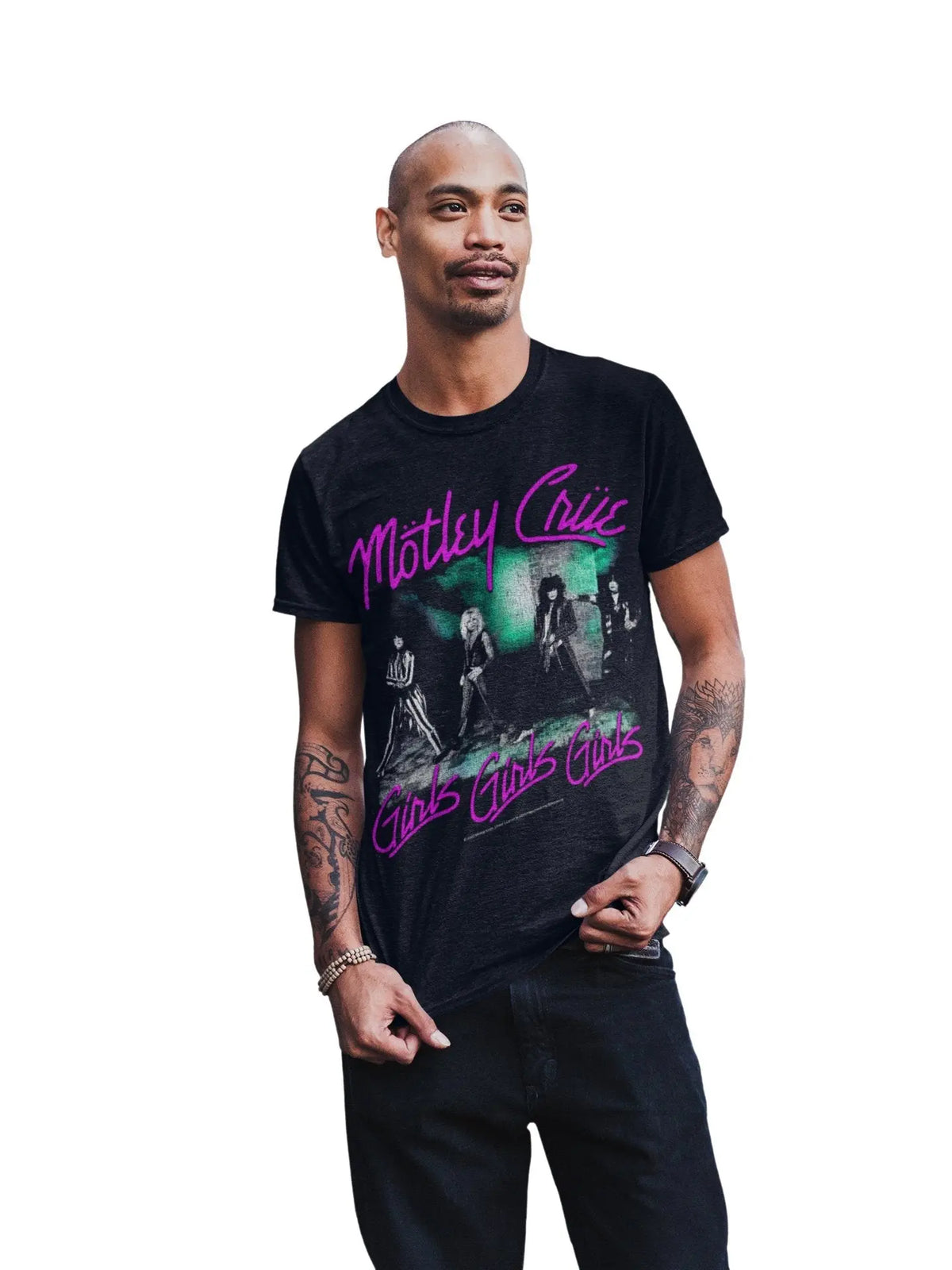 Motley Crue - Pink Girls T-Shirt HYPER iCONiC.