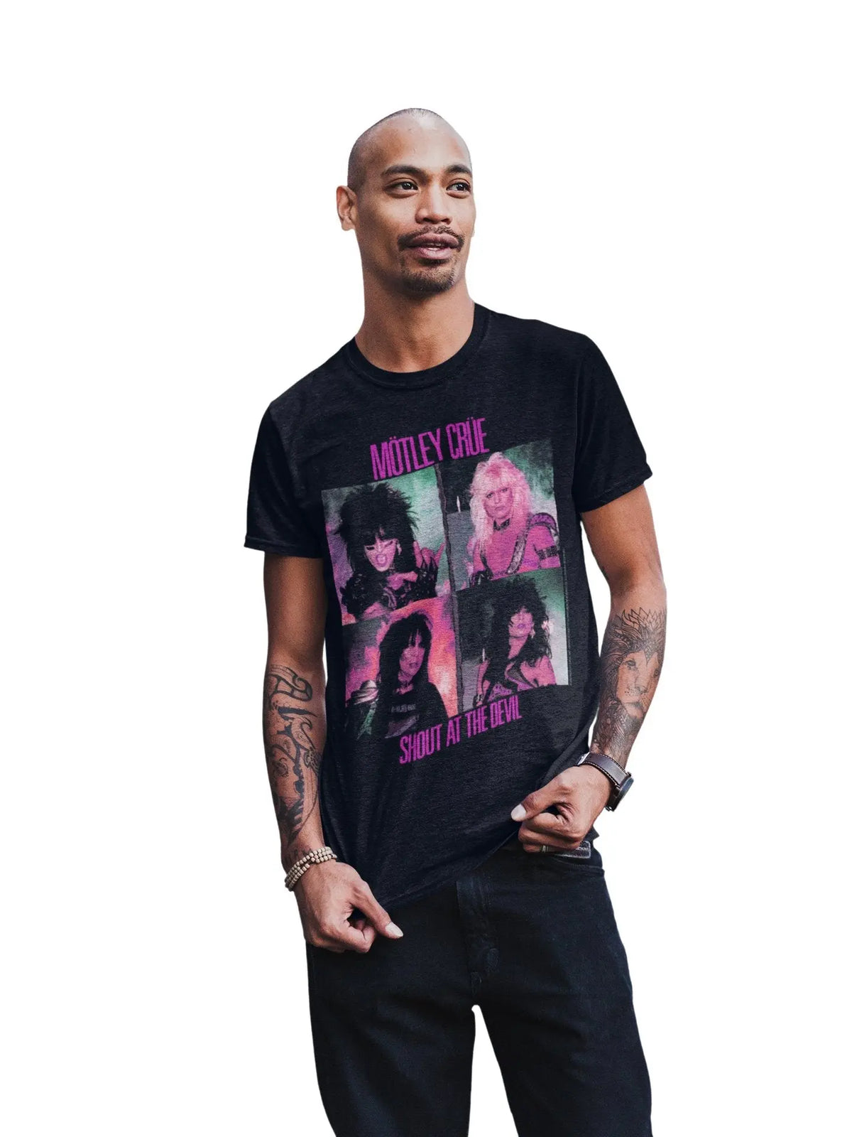 Motley Crue - Pink Shout T-Shirt HYPER iCONiC.