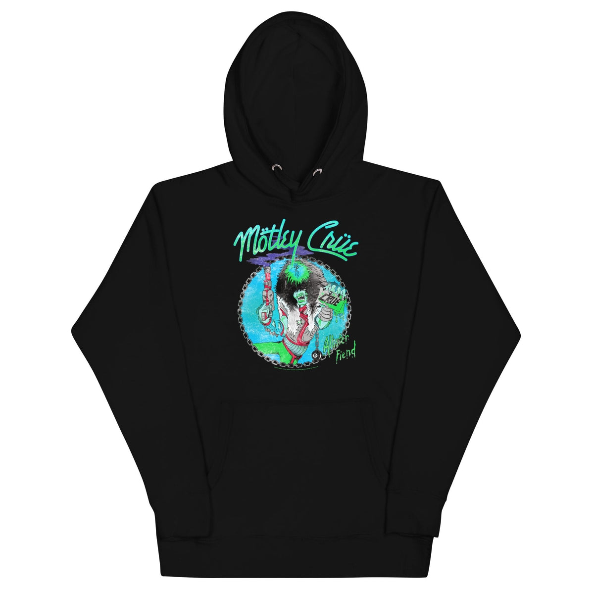 Motley Crue - Turquoise Allister Classic Hoodie HYPER iCONiC.