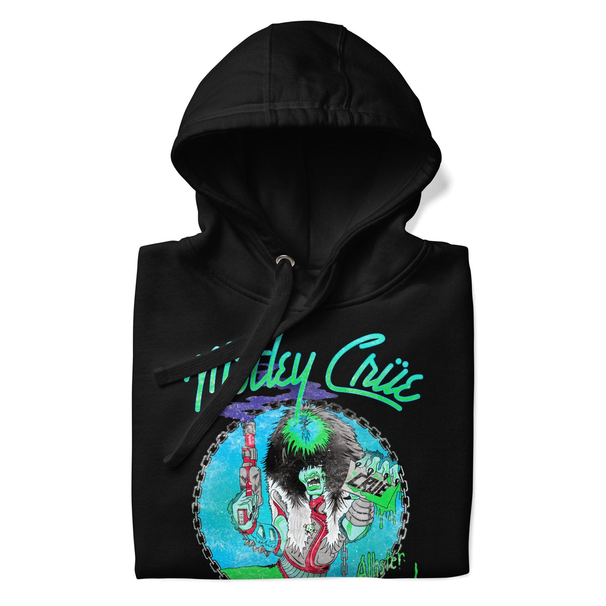 Motley Crue - Turquoise Allister Classic Hoodie HYPER iCONiC.