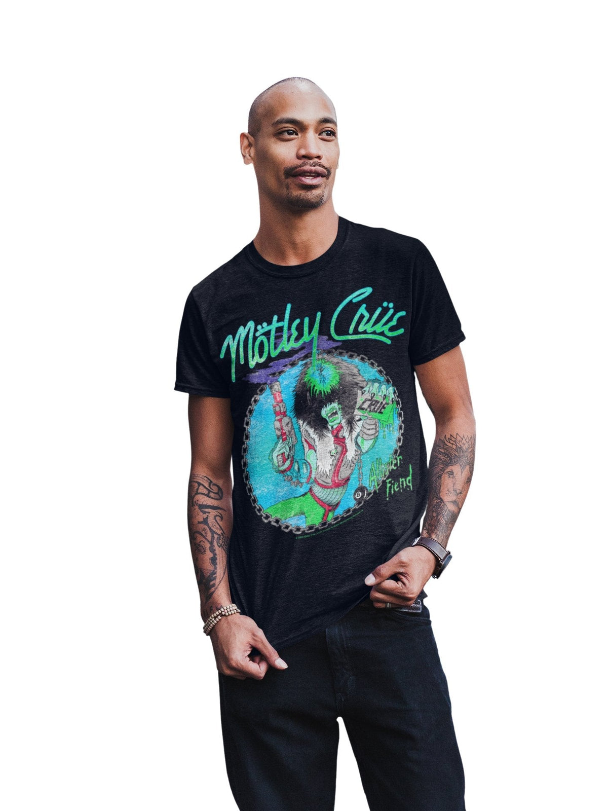Motley Crue - Turquoise Allister T-Shirt HYPER iCONiC.
