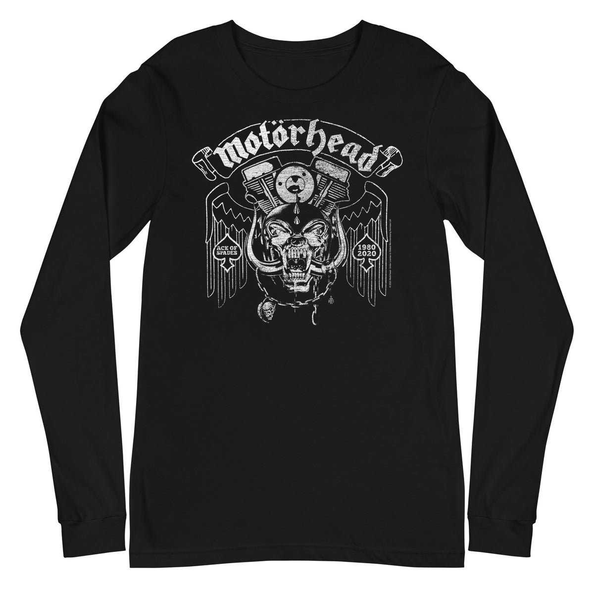 Motorhead - 40 Aces Long Sleeve T-Shirt HYPER iCONiC.