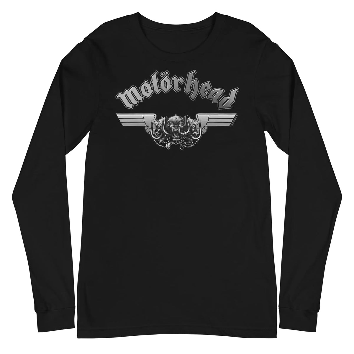 Motorhead - Steel Logo Long Sleeve T-Shirt HYPER iCONiC.
