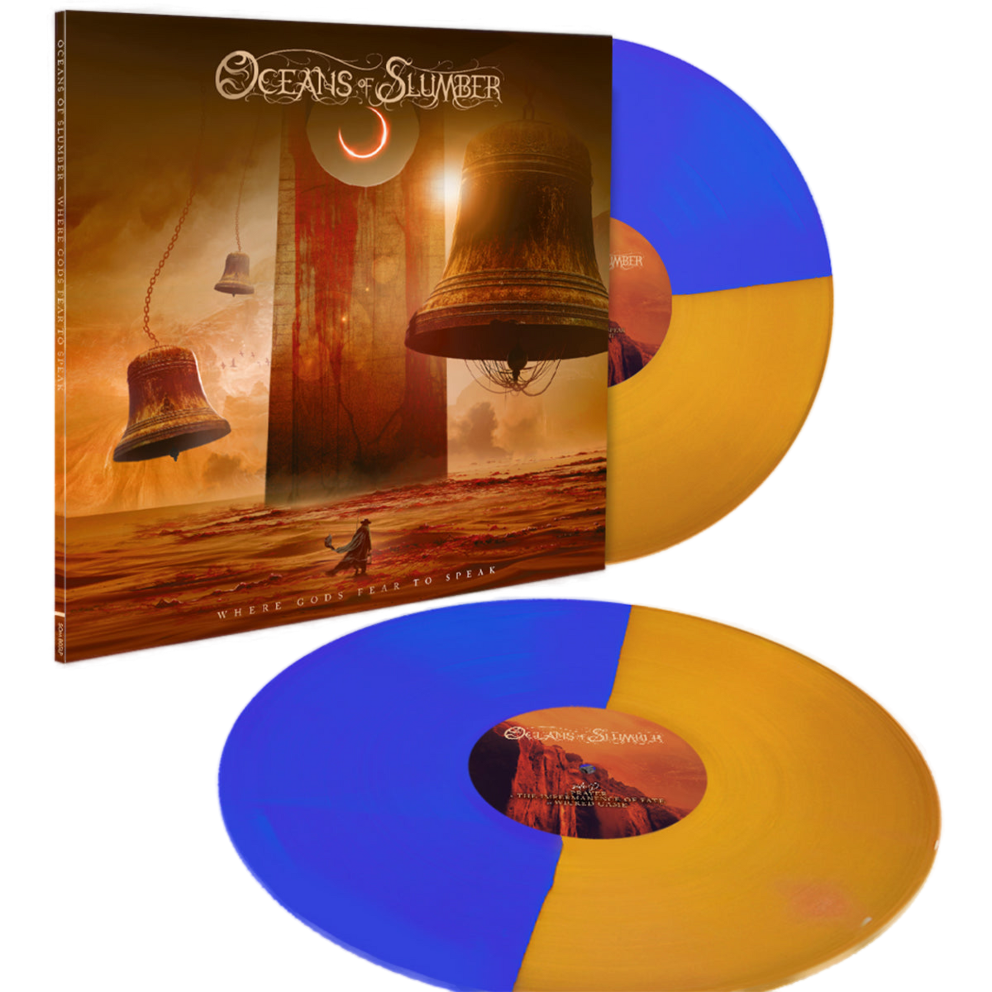 Oceans of Slumber "Where Gods Fear to Speak" Orange/Blue Vinyl