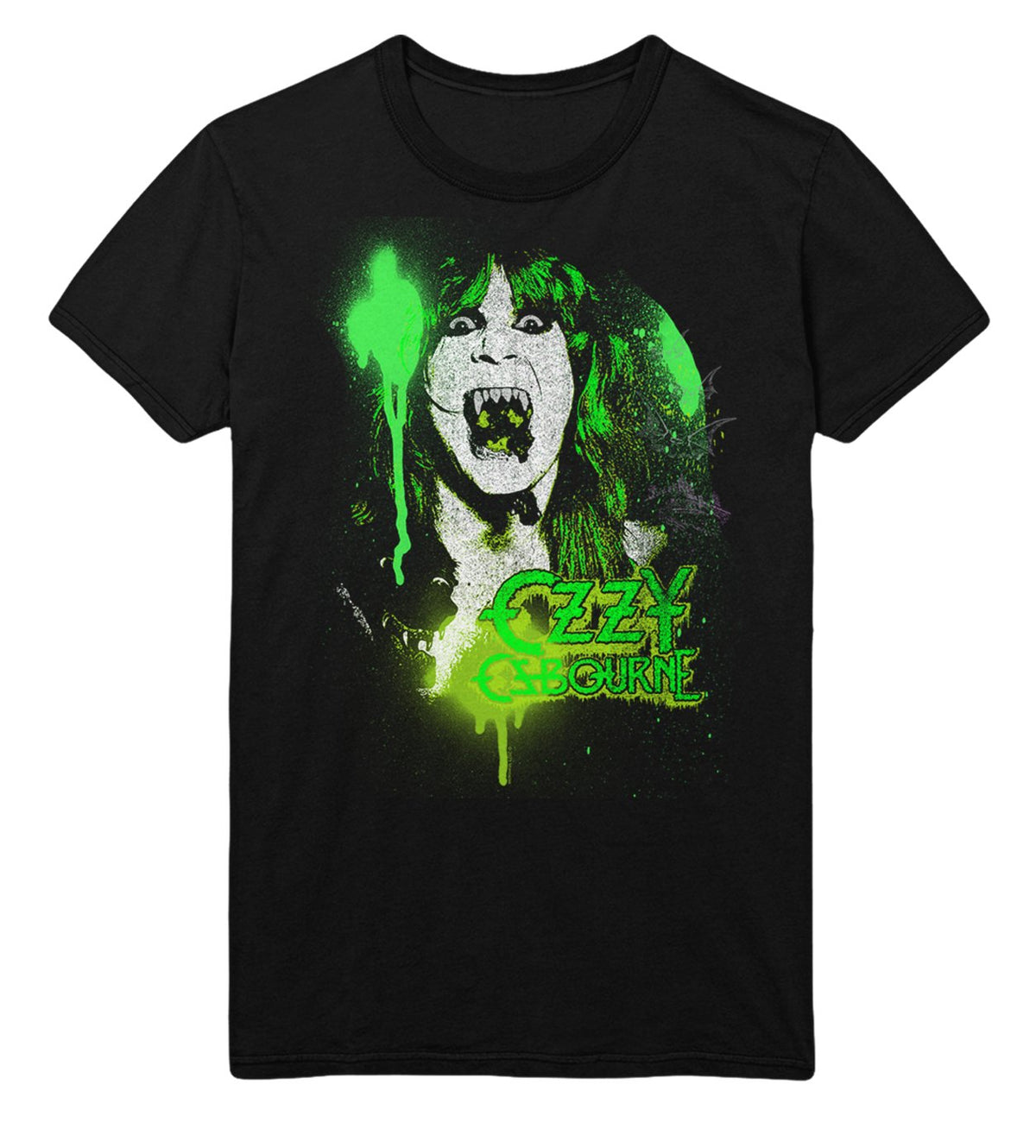 Ozzy Osbourne - Green Screaming T-Shirt HYPER iCONiC.