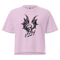 Ozzy Osbourne - Hand Sketched Mineral Wash Womens Crop Top HYPER iCONiC.