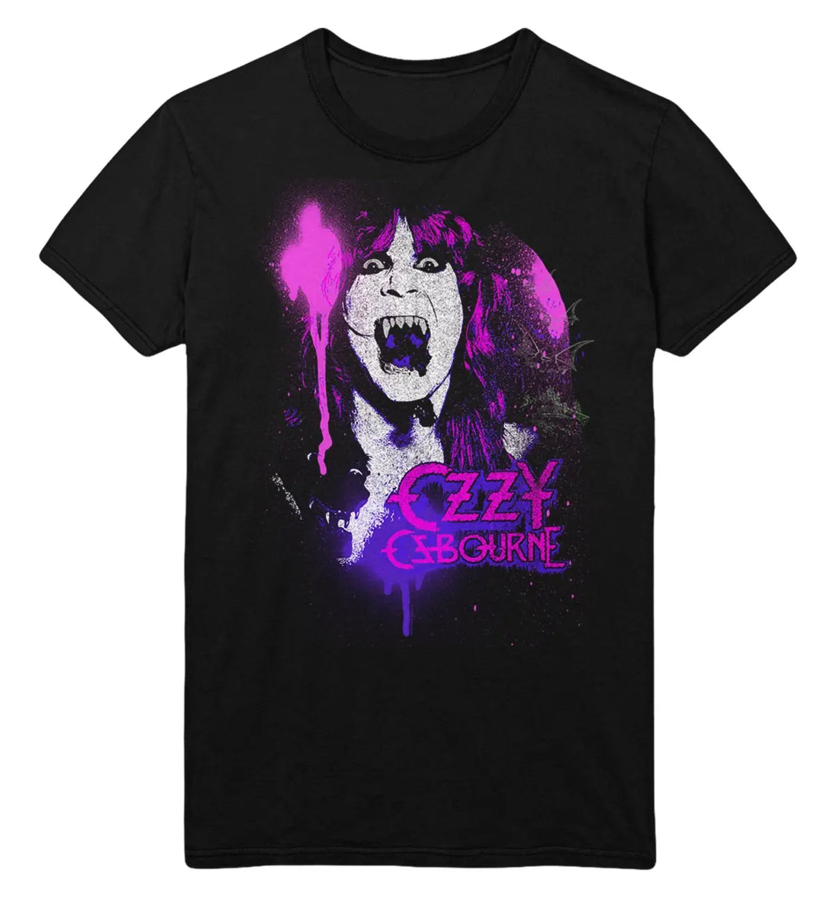Ozzy Osbourne - Purple Screaming T-Shirt HYPER iCONiC.