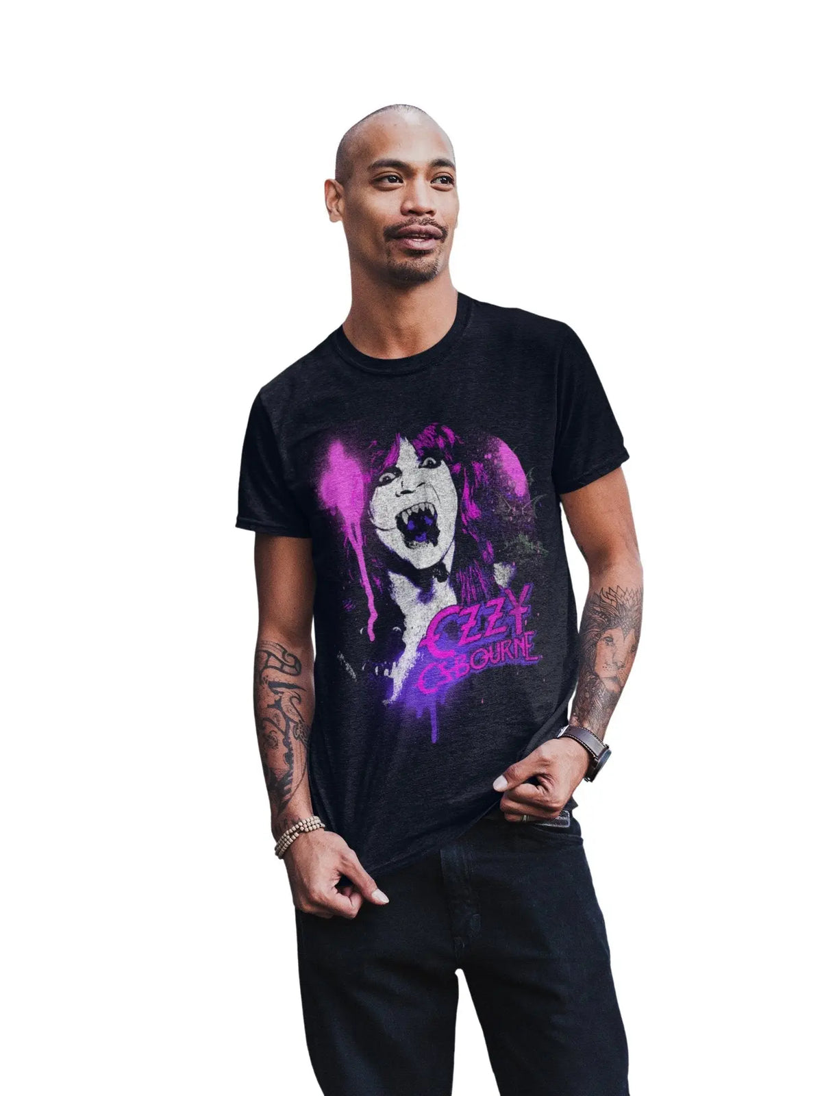 Ozzy Osbourne - Purple Screaming T-Shirt HYPER iCONiC.
