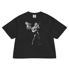 Ozzy Osbourne - Guitar Mineral Wash Womens Crop Top