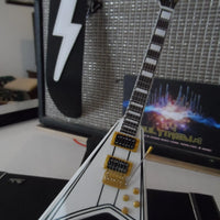 Ozzy Osbourne "Randy Rhoads - White Concorde V" Licensed Mini Guitar