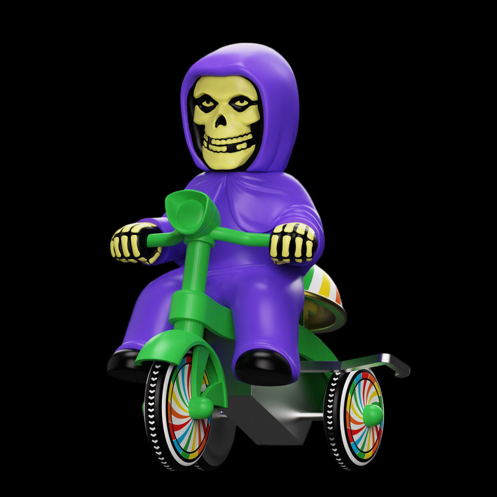 Super7 x MISFITS - Super Cycles - Fiend (Purple w/ Green Trike) Toy