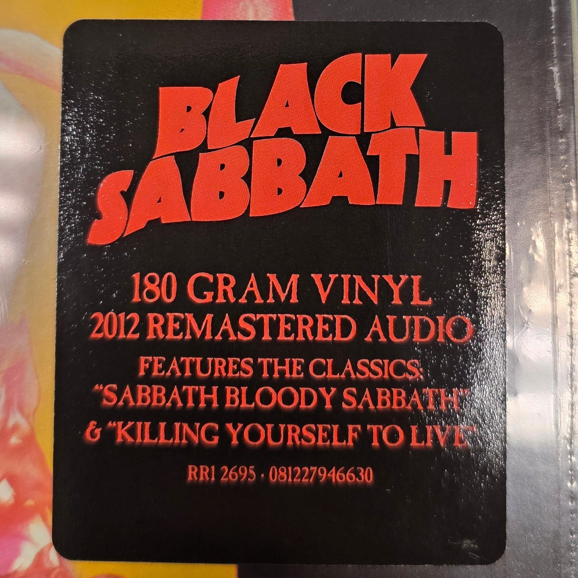 Black Sabbath "Sabbath Bloody Sabbath" Vinyl