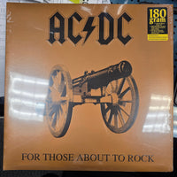 AC/DC "For Those About To Rock" [180G] Vinyl