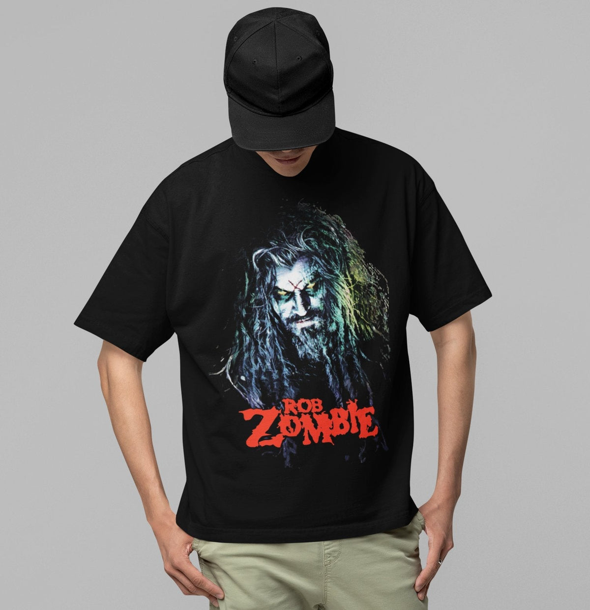 Rob Zombie - Classic Logo Jumbo Print T-Shirt HYPER iCONiC.