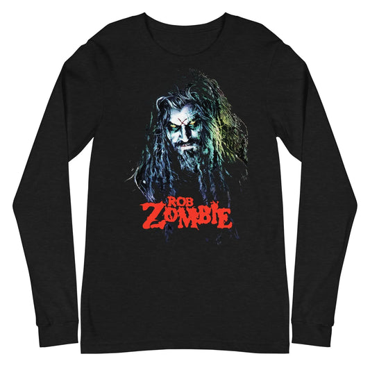 Rob Zombie - Classic Logo Long Sleeve T-Shirt HYPER iCONiC.