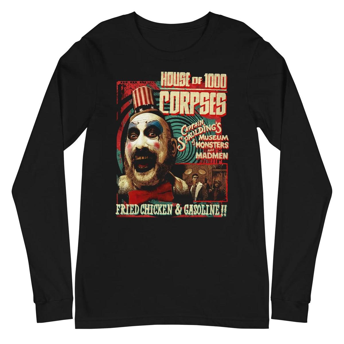 Rob Zombie - Fried Chicken and Gasoline Long Sleeve T-Shirt HYPER iCONiC.