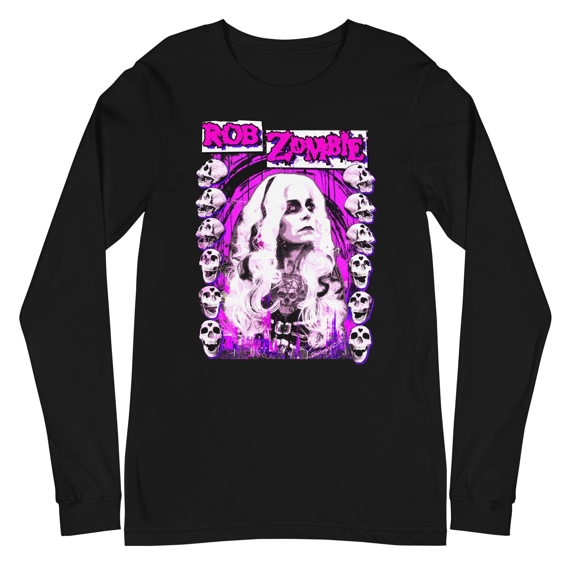 Rob Zombie "Rob Skulls" Long Sleeve Shirt