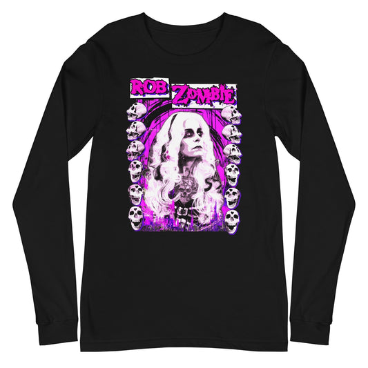 Rob Zombie "Rob Skulls" Long Sleeve Shirt HYPER iCONiC.