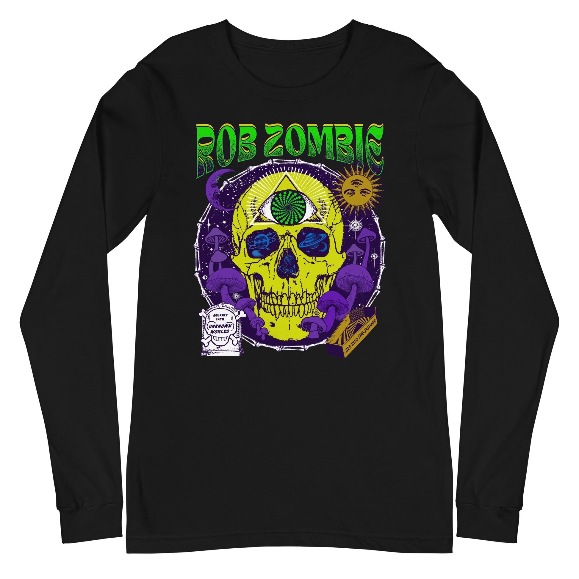 Rob Zombie "Yellow Skull" Long Sleeve Shirt