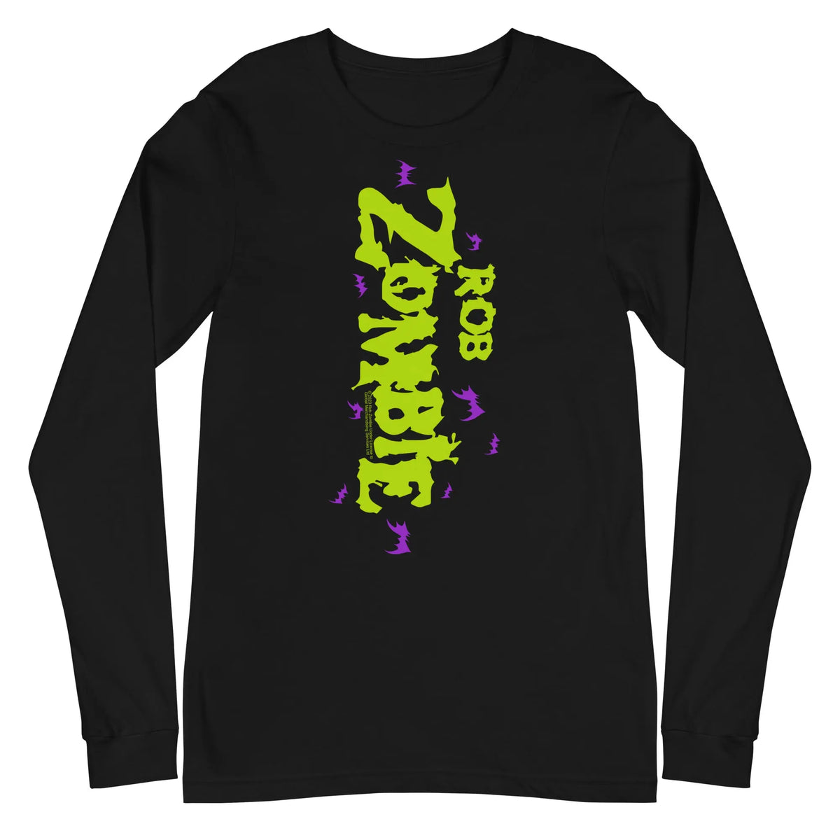 Rob Zombie - Vertical Logo Long Sleeve T-Shirt HYPER iCONiC.