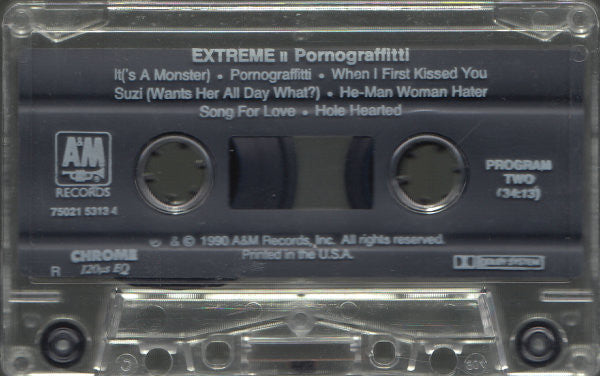 Extreme (2) - Extreme II: Pornograffitti *CASSETTE* | Near Mint (NM) Near Mint (NM) Love Vinyl Records