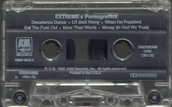 Extreme (2) - Extreme II: Pornograffitti *CASSETTE* | Near Mint (NM) Near Mint (NM) Love Vinyl Records