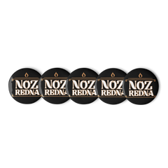 Noz Redna "Candle Logo" Set of (5) Buttons