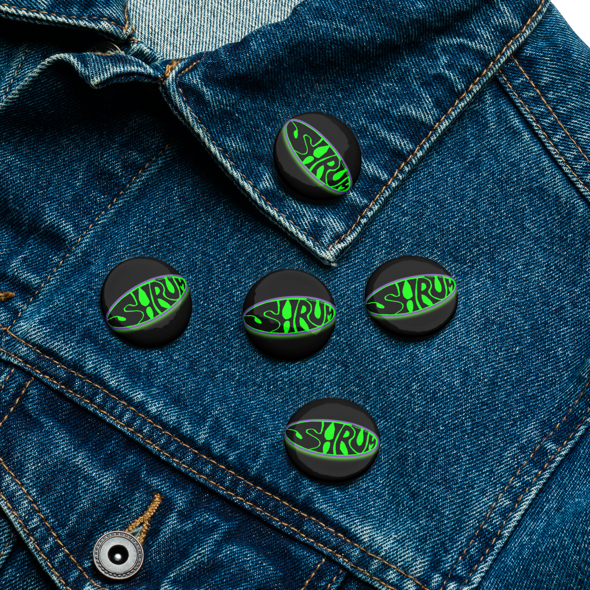 SHRÜM "Logo" Set of (5) Buttons