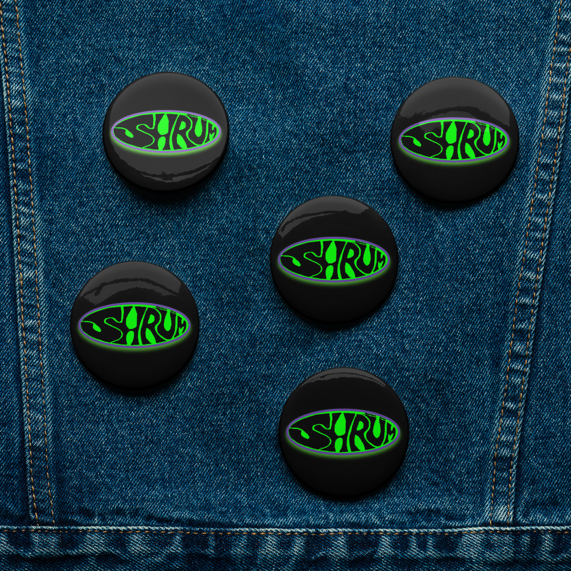 SHRÜM "Logo" Set of (5) Buttons