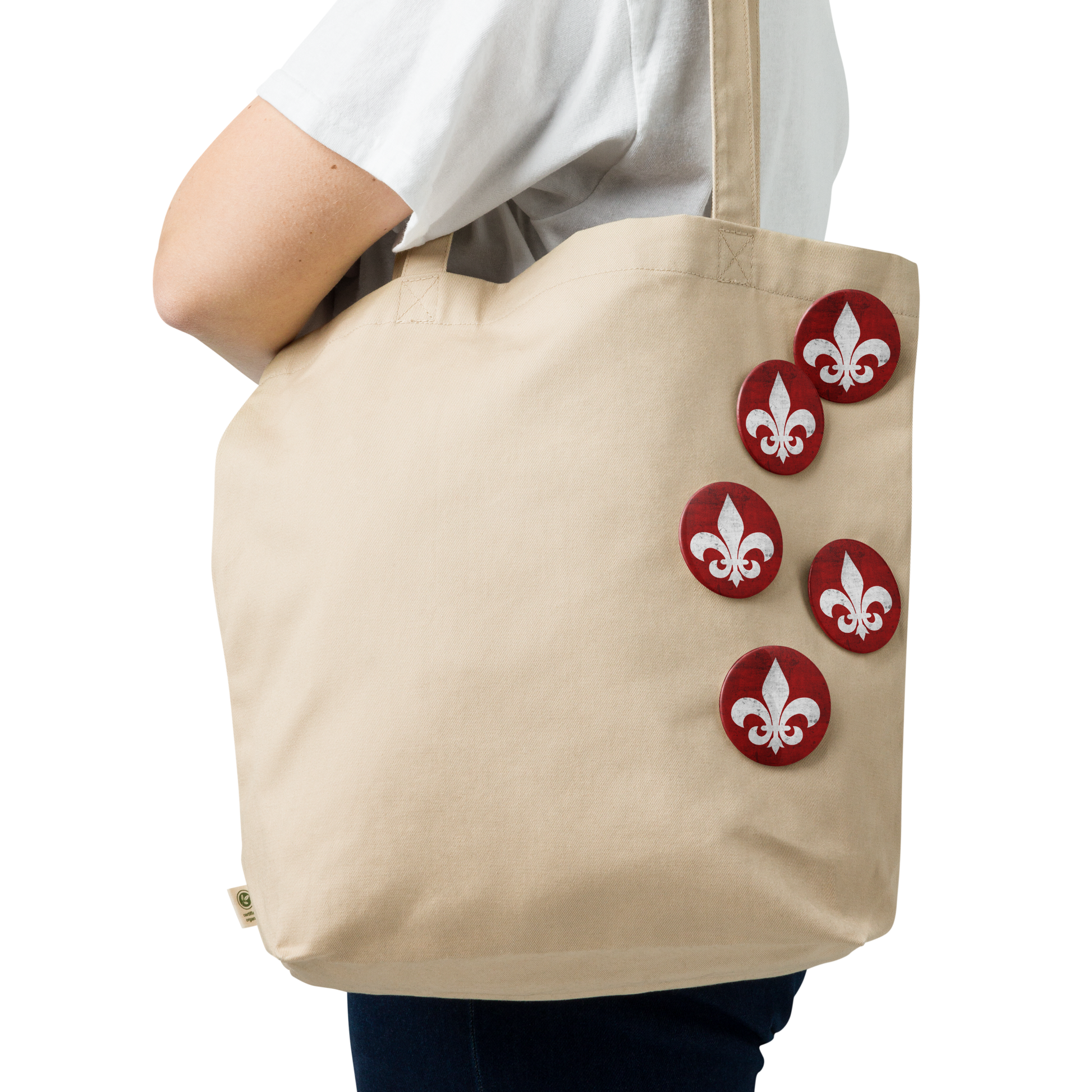 Mainstay Entertainment "Fleur de Lis" Set of (5) Buttons