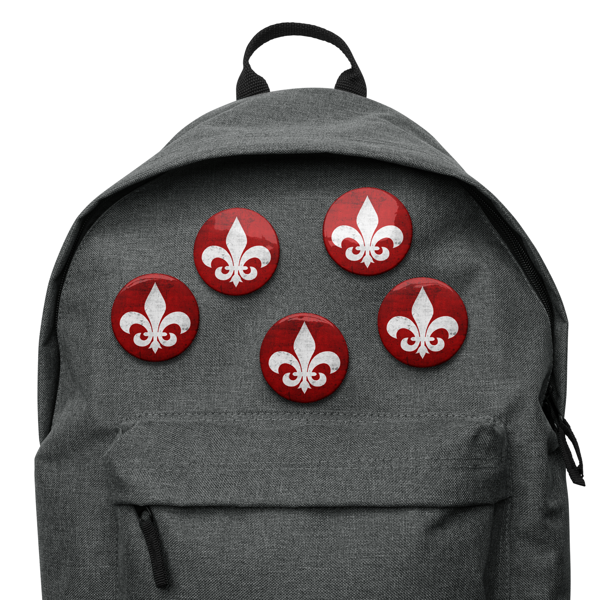 Mainstay Entertainment "Fleur de Lis" Set of (5) Buttons