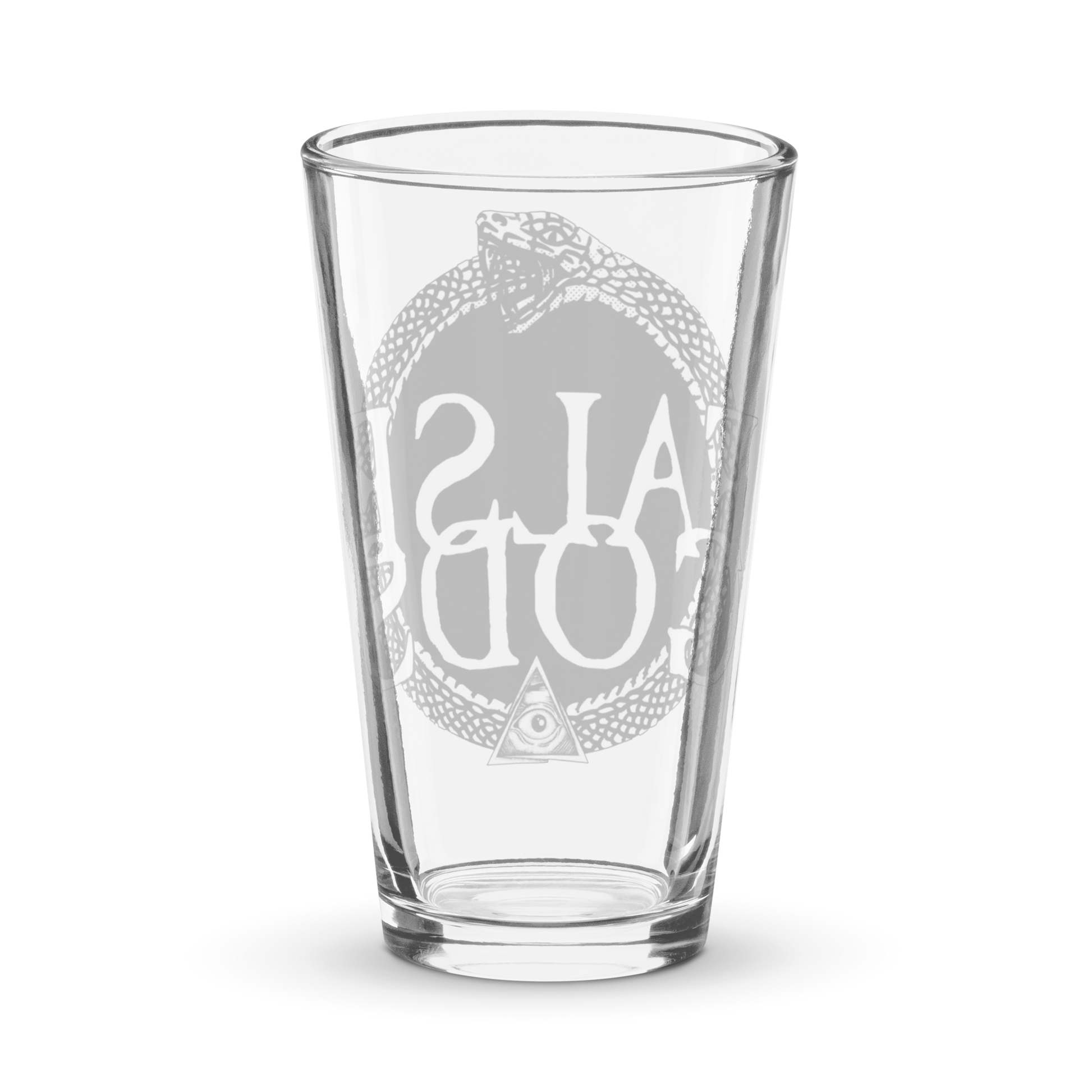 False Gods "Snake Logo" Pint Glass