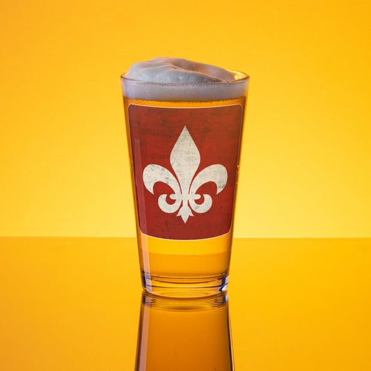Mainstay Entertainment "Fleur de Lis" Pint Glass