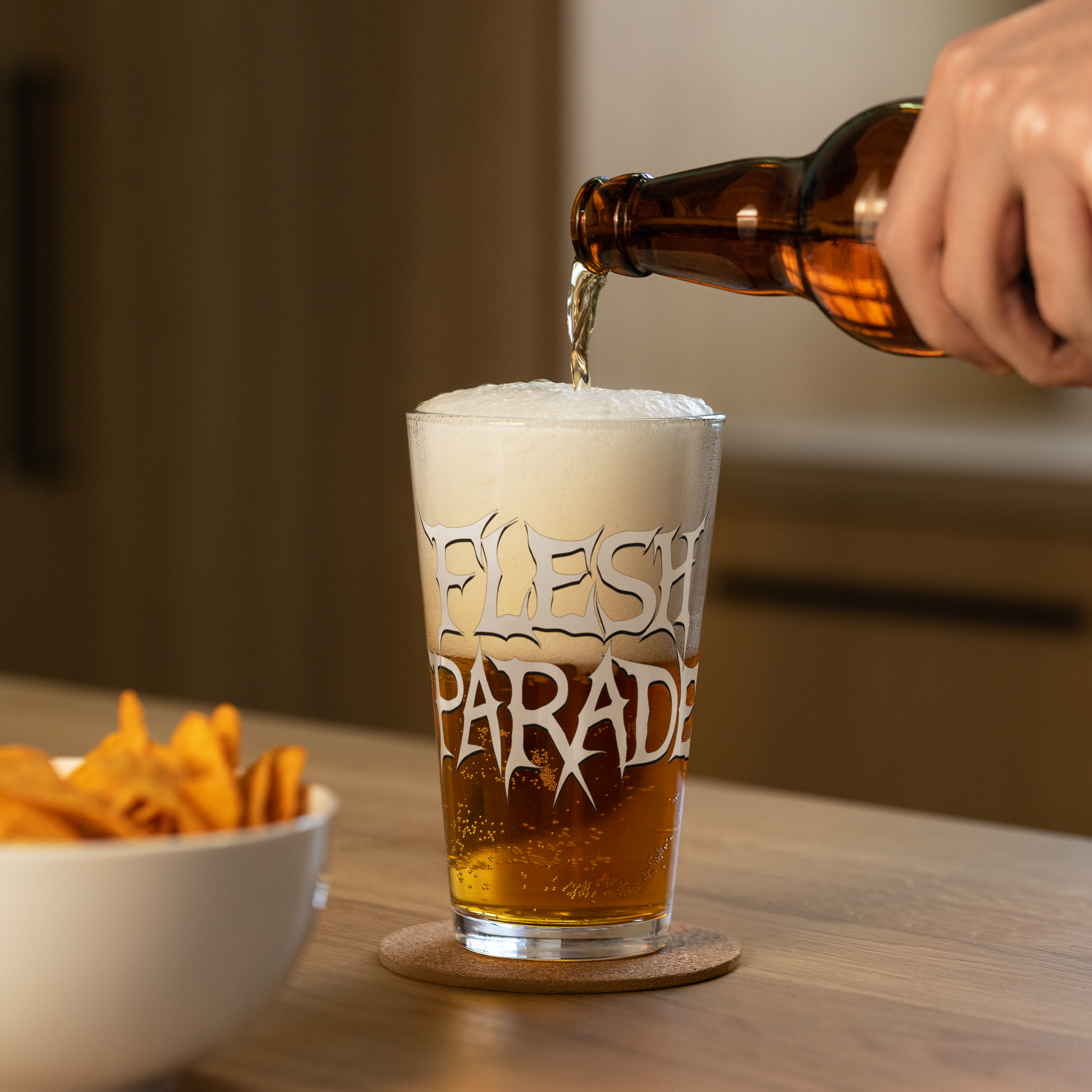Flesh Parade "Classic Logo" Pint Glass