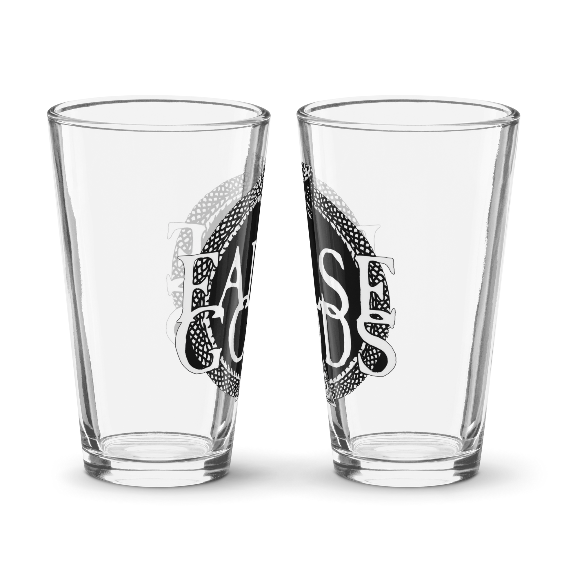 False Gods "Snake Logo" Pint Glass