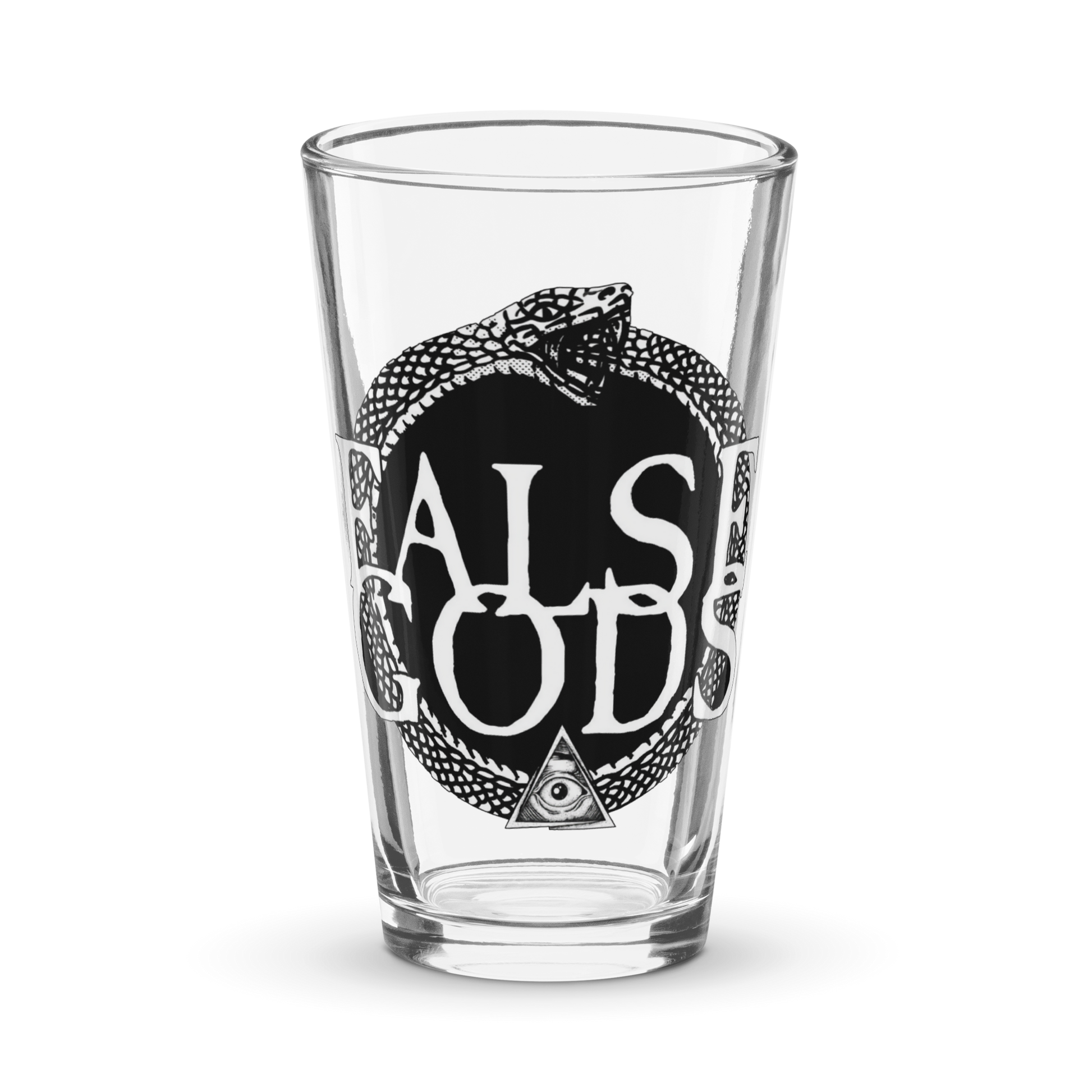 False Gods "Snake Logo" Pint Glass