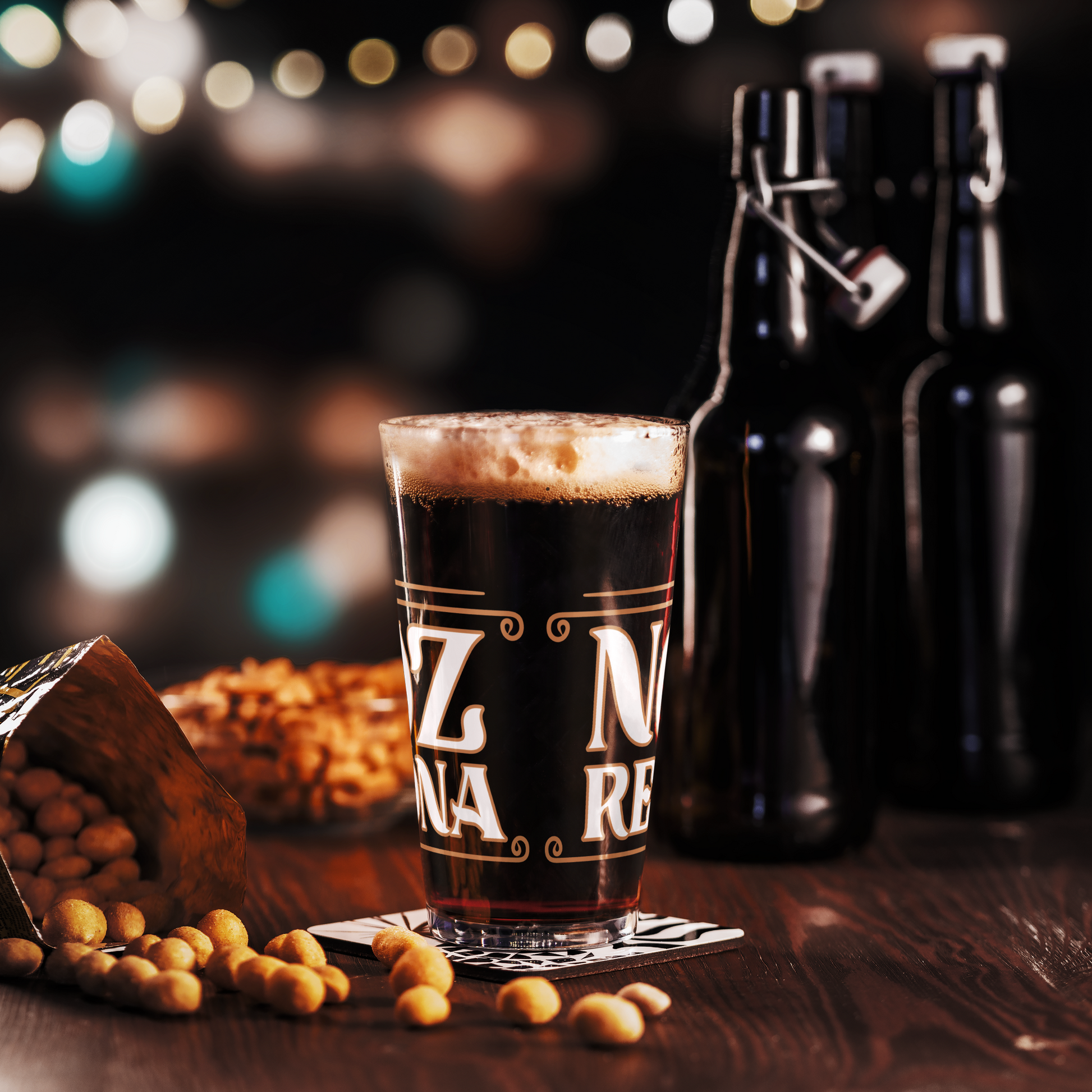 Noz Redna "Candle Logo" Pint Glass