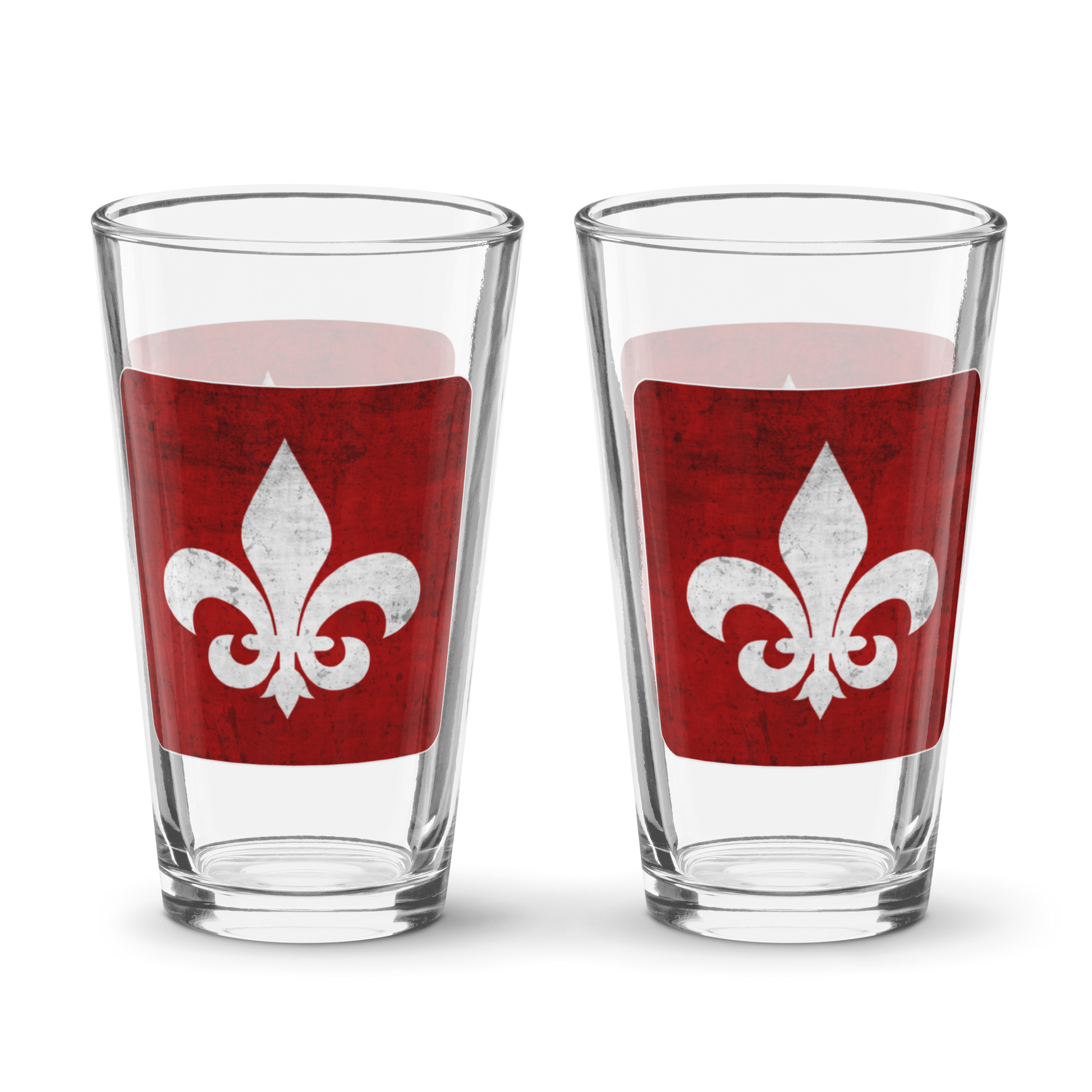 Mainstay Entertainment "Fleur de Lis" Pint Glass
