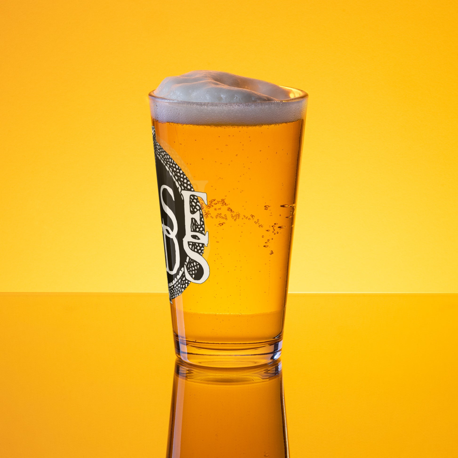 False Gods "Snake Logo" Pint Glass