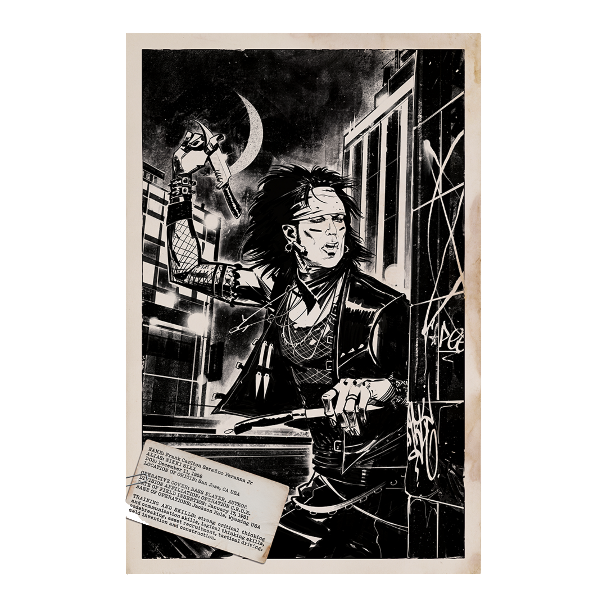 Mötley Crüe "The Dirt: Declassified" Platinum Hard Cover Book Bundle