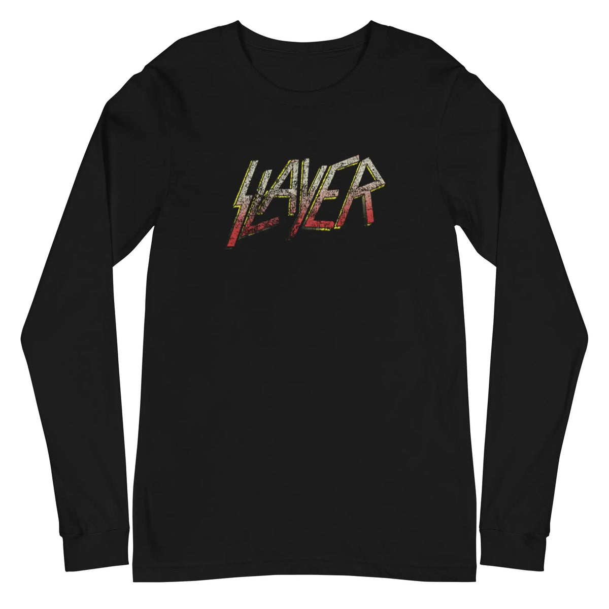 Slayer - Gradient Logo Long Sleeve T-Shirt HYPER iCONiC.