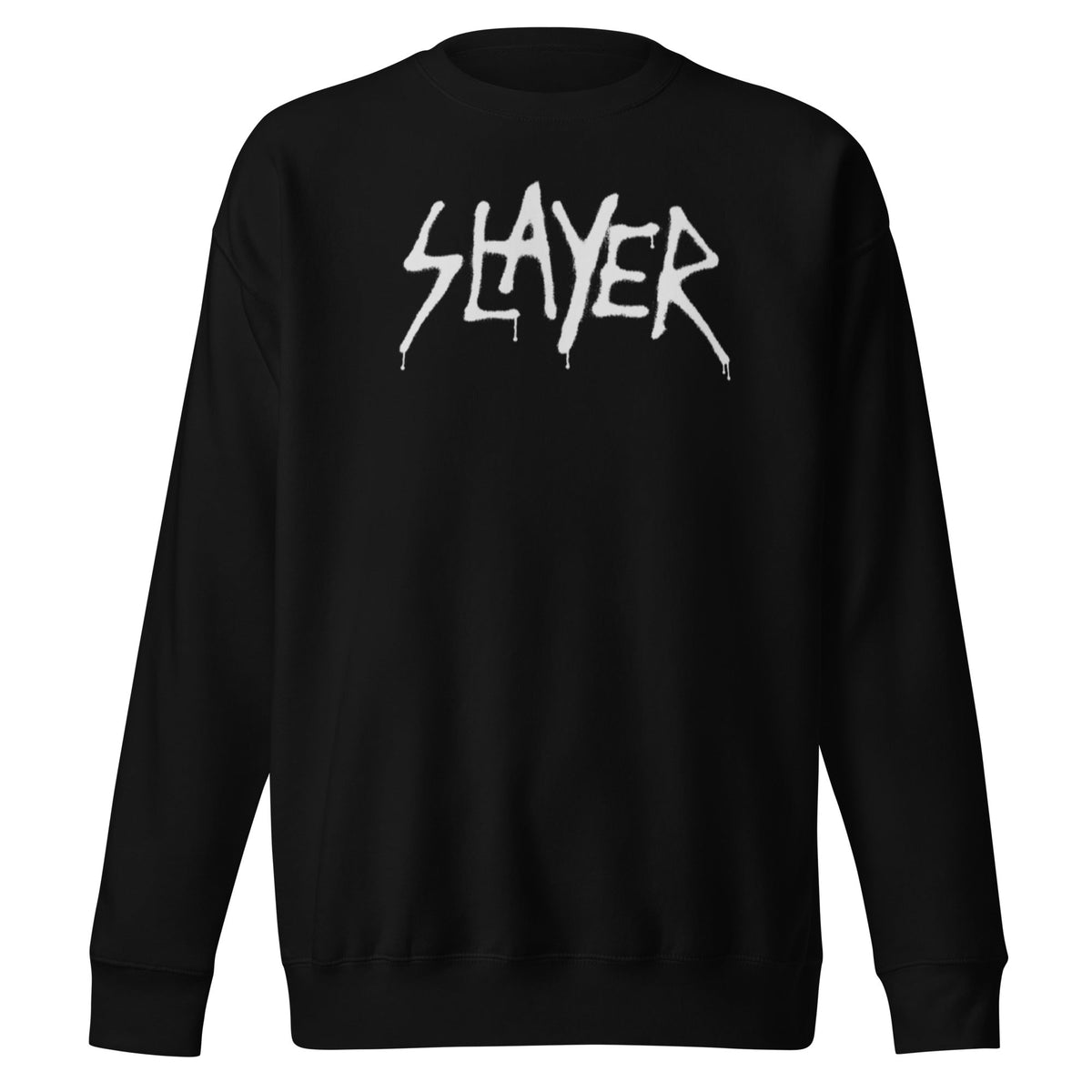 Slayer - White Drip Logo Sweatshirt HYPER iCONiC.